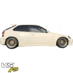 VSaero FRP MAM Wide Body Fender Flares (rear) 3pc 60mm for Honda Civic EK 1996-2000 > 3dr Hatchback image - 28