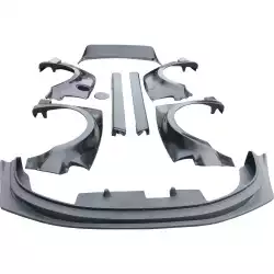 FRP MAM Wide Body Kit /w Wing 9pc > Honda Civic EK 1999-2000 > 3dr Hatchback image - 1