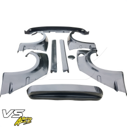 VSaero FRP MAM Wide Body Kit /w Wing 9pc for Honda Civic EK 1999-2000 > 3dr Hatchback image - 2