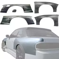 FRP MSPO Wide Body Fenders Set (front & rear) 20/50mm > Nissan 240SX 1989-1994 > 2dr Coupe image - 1