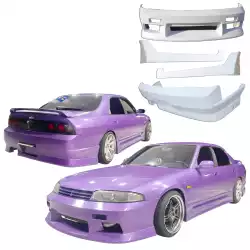 FRP MSPO Body Kit 4pc > Nissan Skyline (R33) GTS 1995-1998 > 4dr Sedan image - 1