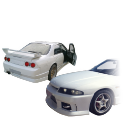 VSaero FRP MSPO v2 Body Kit 4pc for Nissan Skyline (R33) GTS 1995-1998 > 4dr Sedan image - 2