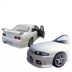 FRP MSPO v2 Body Kit 4pc > Nissan Skyline (R33) GTS 1995-1998 > 4dr Sedan image - 2