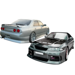 VSaero FRP MSPO v2 Body Kit 4pc for Nissan Skyline (R33) GTS 1995-1998 > 4dr Sedan image - 1