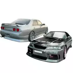FRP MSPO v2 Body Kit 4pc > Nissan Skyline (R33) GTS 1995-1998 > 4dr Sedan image - 1