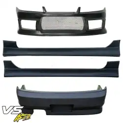 FRP MSPO v2 Body Kit 4pc > Nissan Skyline (R33) GTS 1993-1995 > 4dr Sedan image - 3