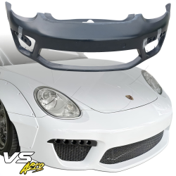 VSaero FRP TKYO v2 Wide Body Front Bumper 3pc for Porsche Cayman (987) 2006-2008 image - 16
