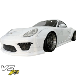 VSaero FRP TKYO v2 Wide Body Front Bumper 3pc for Porsche Cayman (987) 2006-2008 image - 19
