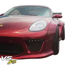 FRP TKYO v2 Wide Body Front Bumper 3pc > Porsche Cayman (987) 2006-2008 image - 6