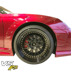 VSaero FRP TKYO v2 Wide Body Fender Flares (front) 50mm for Porsche Cayman (987) 2006-2008 image - 3
