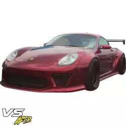 FRP TKYO v2 Wide Body Fender Flares (front) 50mm > Porsche Cayman (987) 2006-2008 image - 8