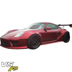 VSaero FRP TKYO v2 Wide Body Fender Flares (front) 50mm for Porsche Cayman (987) 2006-2008 image - 11