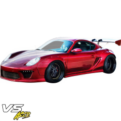 VSaero FRP TKYO v2 Wide Body Side Skirts for Porsche Cayman (987) 2006-2008 image - 6