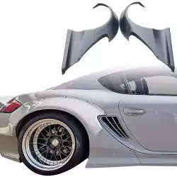 FRP TKYO v2 Wide Body Fender Flares (rear) 100mm > Porsche Cayman (987) 2006-2008 image - 12