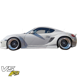 VSaero FRP TKYO v2 Wide Body Fender Flares (rear) 100mm for Porsche Cayman (987) 2006-2008 image - 14