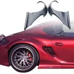 FRP TKYO v2 Wide Body Fender Flares (rear) 100mm > Porsche Cayman (987) 2006-2008 image - 1
