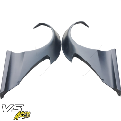 VSaero FRP TKYO v2 Wide Body Fender Flares (rear) 100mm for Porsche Cayman (987) 2006-2008 image - 2