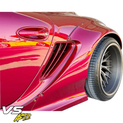 VSaero FRP TKYO v2 Wide Body Fender Flares (rear) 100mm for Porsche Cayman (987) 2006-2008 image - 3