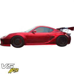 VSaero FRP TKYO v2 Wide Body Fender Flares (rear) 100mm for Porsche Cayman (987) 2006-2008 image - 9