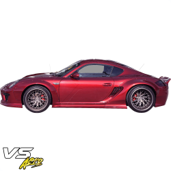 VSaero FRP TKYO v2 Wide Body Fender Flares (rear) 100mm for Porsche Cayman (987) 2006-2008 image - 10