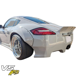 VSaero FRP TKYO v2 Wide Body Rear Bumper for Porsche Cayman (987) 2006-2008 image - 9