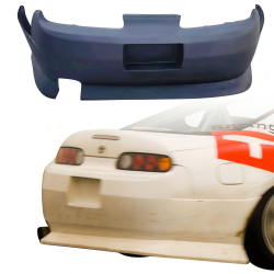 VSaero FRP BSPO Rear Bumper for Toyota Supra (JZA80) 1993-1998 image - 1