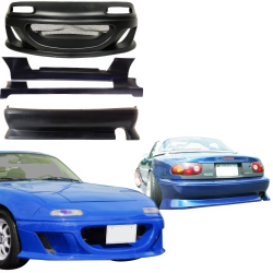 VSaero FRP STRA vB Body Kit 4pc for Mazda Miata MX-5 (NA) 1990-1997 image - 1