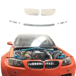 FRP TKYO Wide Body Front Bumper > BMW 328i 335i (E90) 2009-2011 > 4dr image - 6