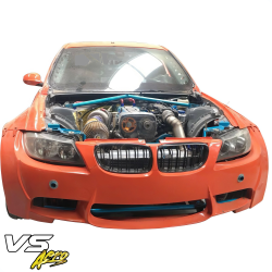 VSaero FRP TKYO Wide Body Front Bumper for BMW 328i 335i (E90) 2009-2011 > 4dr image - 7