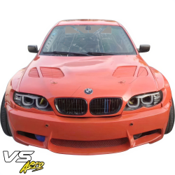 VSaero FRP TKYO Wide Body Front Bumper for BMW 328i 335i (E90) 2009-2011 > 4dr image - 4