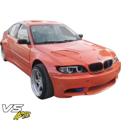 VSaero FRP TKYO Wide Body Front Bumper for BMW 328i 335i (E90) 2009-2011 > 4dr image - 5