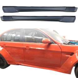 VSaero FRP TKYO Wide Body Side Skirts for BMW 328i 335i (E90) 2009-2011 > 4dr image - 6