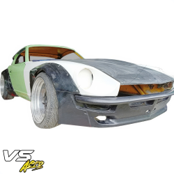 VSaero FRP TKYO Wide Body Fender Flares (front) 2pc 60mm for Datsun 260Z (S30) 1974-1974 > 2/4 Seater image - 26