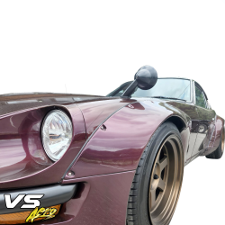 VSaero FRP TKYO Wide Body Fender Flares (front) 2pc 60mm for Datsun 260Z (S30) 1974-1974 > 2/4 Seater image - 3