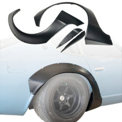 VSaero FRP TKYO Wide Body Fender Flares (rear) 4pc 100mm for Datsun 280Z (S30) 1975-1978 > 2 Seater image - 22
