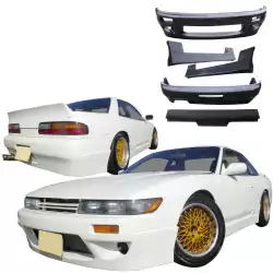 FRP TKYO v1 Body Kit w Wing 5pc > Nissan Silvia (S13) 1989-1994 > 2dr Coupe image - 2