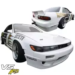 FRP TKYO v1 Wide Body Kit w Wing 10pc > Nissan Silvia (S13) 1989-1994 > 2dr Coupe image - 5