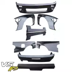 FRP TKYO v1 Wide Body Kit w Wing 10pc > Nissan Silvia (S13) 1989-1994 > 2dr Coupe image - 3