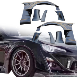 VSaero FRP VAR Wide Body Fenders (front) 8pc 50mm for Scion FR-S (ZN6) 2013-2016 image - 1