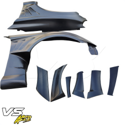 VSaero FRP VAR Wide Body Fenders (front) 8pc 50mm for Scion FR-S (ZN6) 2013-2016 image - 9