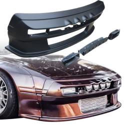 VSaero FRP TKYO Wide Body Rally Front Bumper for Mazda RX-7 (FC3S) 1986-1992 image - 1