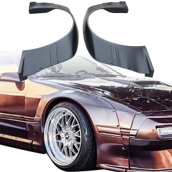 VSaero FRP TKYO Wide Body Fender Flares (front) 50mm for Mazda RX-7 (FC3S) 1986-1992 image - 1