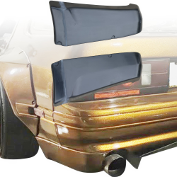 VSaero FRP TKYO Wide Body Rear Lip Add-ons for Mazda RX-7 (FC3S) 1986-1992 image - 1