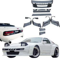 VSaero FRP TKYO Wide Body Rally Kit for Mazda RX-7 (FC3S) 1986-1992 image - 6