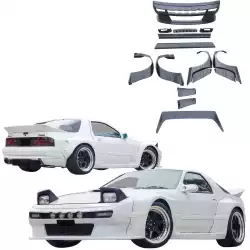 FRP TKYO Wide Body Rally Kit w Wing > Mazda RX-7 (FC3S) 1986-1992 image - 8