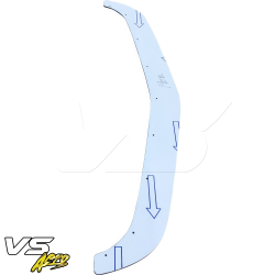 VSaero FRP TKYO Front Splitter for Mercedes-Benz 190E (W201) 1988-1993 image - 3