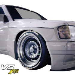 VSaero FRP TKYO Wide Body Fenders (front) 4pc for Mercedes-Benz 190E (W201) 1988-1993 image - 5