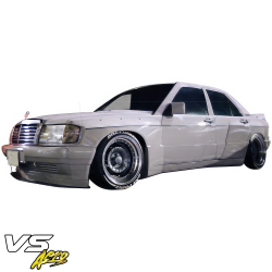 VSaero FRP TKYO Wide Body Side Skirts for Mercedes-Benz 190E (W201) 1988-1993 image - 6