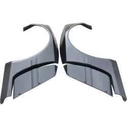 VSaero FRP TKYO Wide Body Fenders (rear) 4pc for Mercedes-Benz 190E (W201) 1988-1993 image - 1