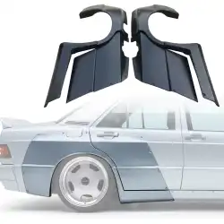 FRP TKYO Wide Body Fenders (rear) 4pc > Mercedes-Benz 190E (W201) 1988-1993 image - 1